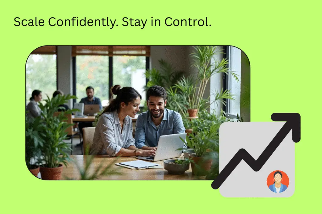 Scale you business but remain in control